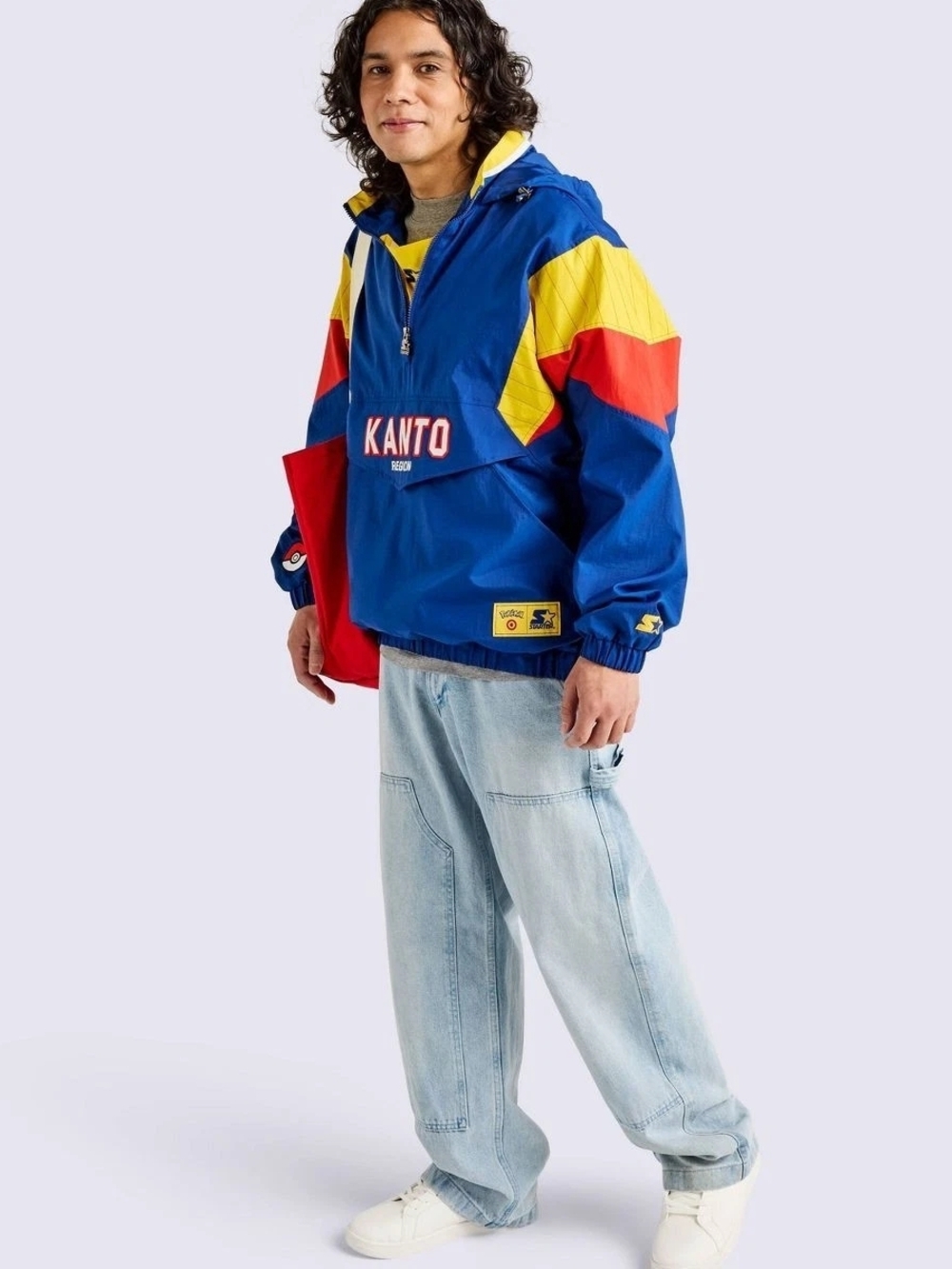 Pokemon KANTO Starter Pullover Jacket Blue Pokemon X Target 30th Collection